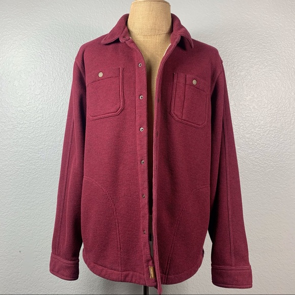 Ll Bean Iron Works Bonded Waffle Fleece 